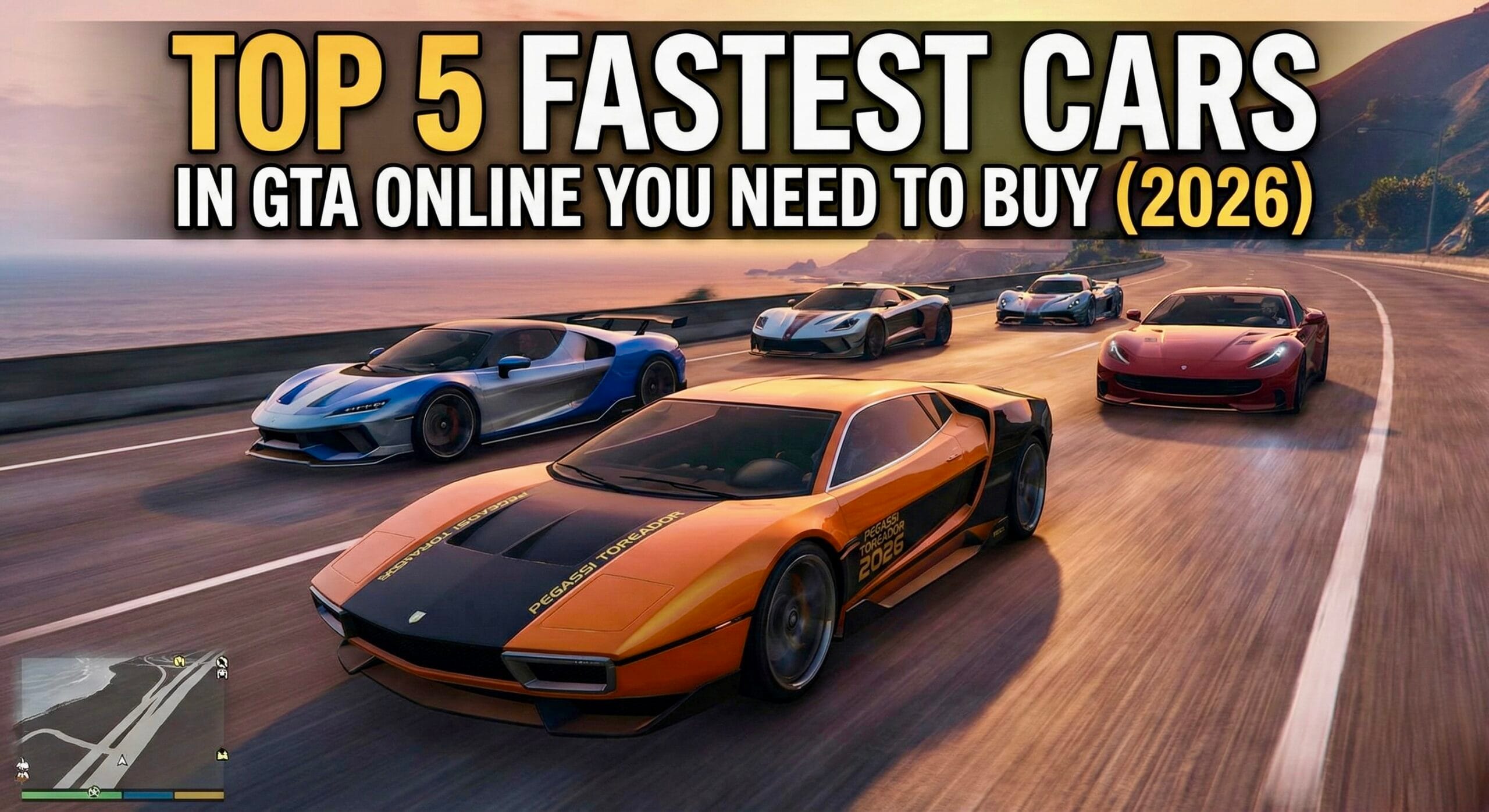 Top 5 Fastest Cars in GTA Online with HSW Upgrades (2026)