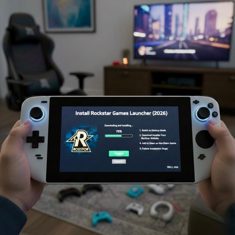 How to Install Rockstar Games Launcher on Steam Deck (2026 Guide)