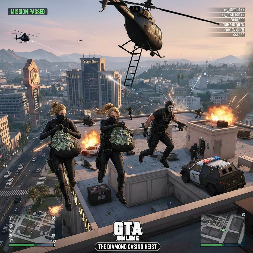 The Diamond Casino Heist: GTA Online’s Most Iconic Multiplayer Mission